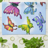 Schmetterlinge Handtuch (Gefaltet)
