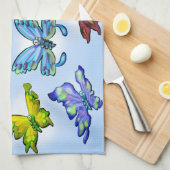 Schmetterlinge Handtuch (Viertel Falte)