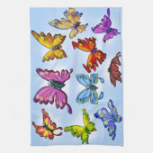 Schmetterlinge Handtuch (Vertikal)