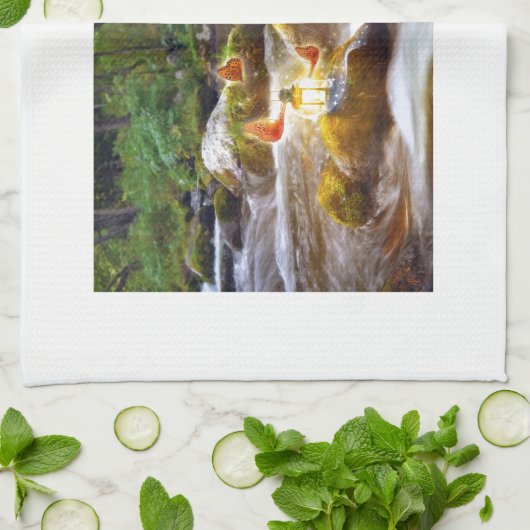 Schmetterlinge Handtuch (Gefaltet)