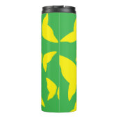 Schmetterlinge Helle Eclectic Küche Thermosbecher (Rückseite)