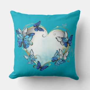 Schmetterlinge Herz Kissen Whimsical