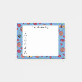 Schmetterlinge, Herzen und Blume Notizen schreiben (Vorderseite)