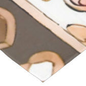 Schmetterlinge, Herzen und Blume Tischdecke (Schrägansicht)