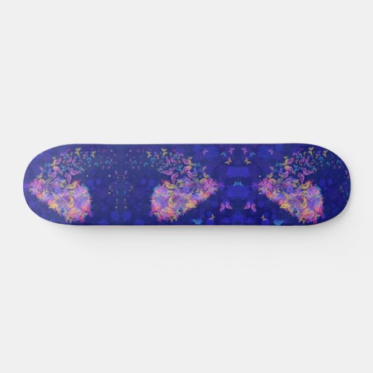 Schmetterlinge Herzskateboard - Liebe Skateboard (Horizontal)