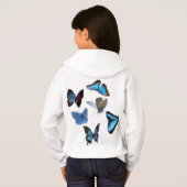 Schmetterlinge Hoodie (Schwarz voll)