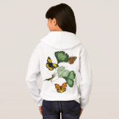 Schmetterlinge Hoodie (Schwarz voll)