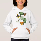 Schmetterlinge Hoodie (Vorderseite)
