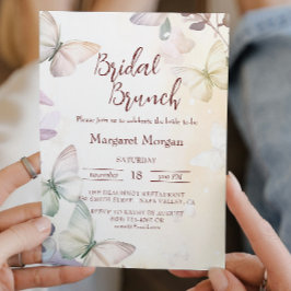 Schmetterlinge I Floral Bridal Brunch Einladung