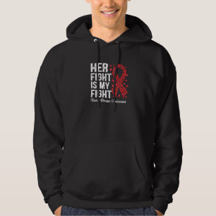 Schmetterlinge ihr Kampf ist meine Herzkrankheit A Hoodie