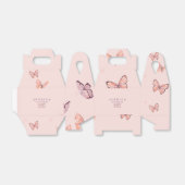 Schmetterlinge im Air Girl Baby Shower Pink Geschenkschachtel (Ungefaltet)