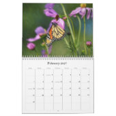 Schmetterlinge im Blumengarten-Kalender Kalender (Feb 2027)