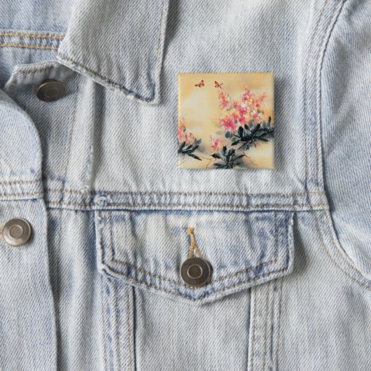 Schmetterlinge im Frühjahr Button (Beispiel)