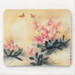 Schmetterlinge im Frühjahr Mousepad
