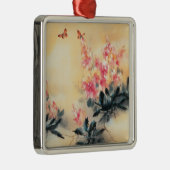 Schmetterlinge im Frühjahr Ornament Aus Metall (Rechts)