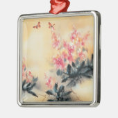 Schmetterlinge im Frühjahr Ornament Aus Metall (Links)