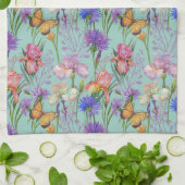 Schmetterlinge im Garten Geschirrtuch (Gefaltet)