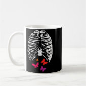 Schmetterlinge im Halloween-Magen Kaffeetasse (Links)