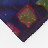 Schmetterlinge im Weltraum Fleecedecke (Ecke)