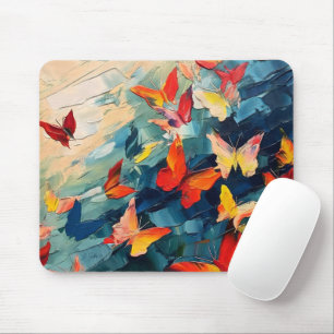 Schmetterlinge in Bewegung Mousepad