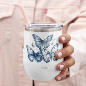 Schmetterlinge in Delft Blue, anpassbar