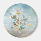 Schmetterlinge in den Wolken Magnet (Vorne)