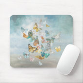 Schmetterlinge in den Wolken Mousepad (Mit Mouse)
