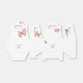 Schmetterlinge in der Air Girl Babydusche Weiß Geschenkschachtel (Ungefaltet)