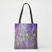 Schmetterlinge in der Lavendel-Tote-Tasche Tasche (Vorderseite)