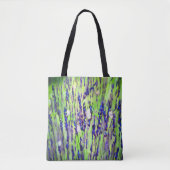 Schmetterlinge in der Lavendel-Tote-Tasche Tasche (Vorderseite)