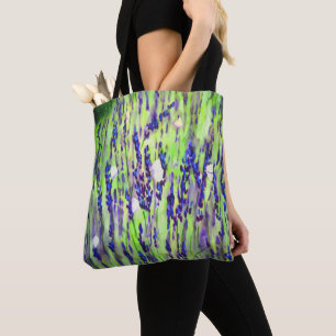 Schmetterlinge in der Lavendel-Tote-Tasche Tasche