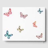 Schmetterlinge in der liebenden Gedächtnisbeerdigu Gästebuch (Rückseite)