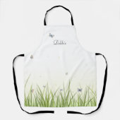 Schmetterlinge in der Sonnenschein-Garten-Szene Pe Schürze (Vorderseite)