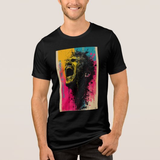 Schmetterlinge in der Stomach - Limited Edition (1 Tri-Blend Shirt (Vorderseite)