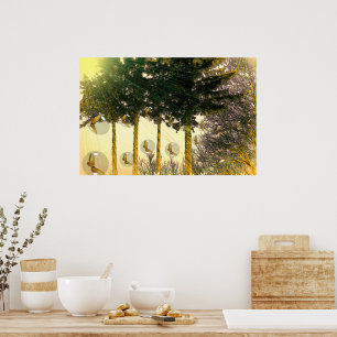 Schmetterlinge in einer Blase Poster