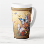 Schmetterlinge in Rahmen Milchtasse (Rechte Ecke)