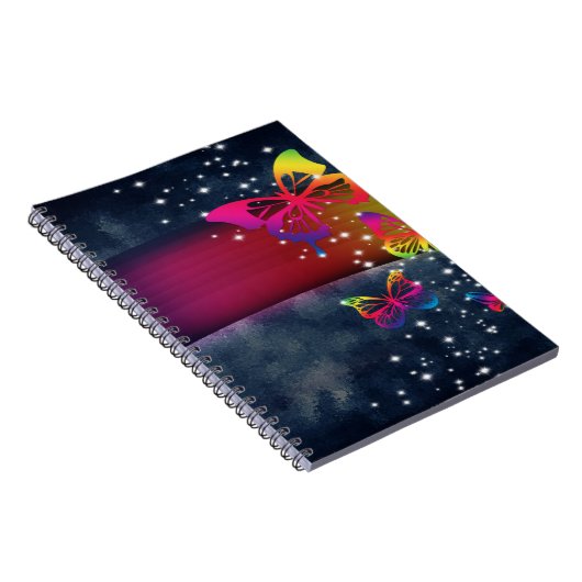 Schmetterlinge in Rainbows Notizblock (Rechte Seite)