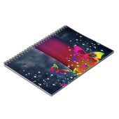 Schmetterlinge in Rainbows Notizblock (Linke Seite)