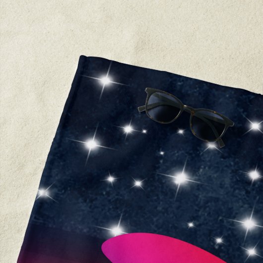 Schmetterlinge in Regenbogen Strandtuch (Beispiel)