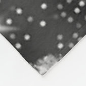 Schmetterlinge in Silberglühen Fleeceblanket Fleecedecke (Ecke)