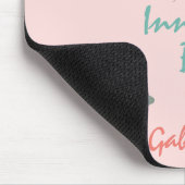 Schmetterlinge Inner Beauty Quote - Personalisiert Mousepad (Ecke)