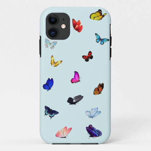 Schmetterlinge iPhone 11 harter Fall Case-Mate iPhone Hülle (Rückseite)