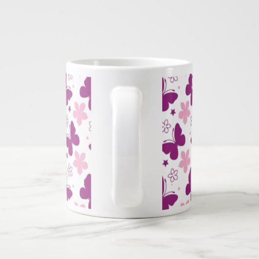 Schmetterlinge Jumbo-Tasse (Rückseite)
