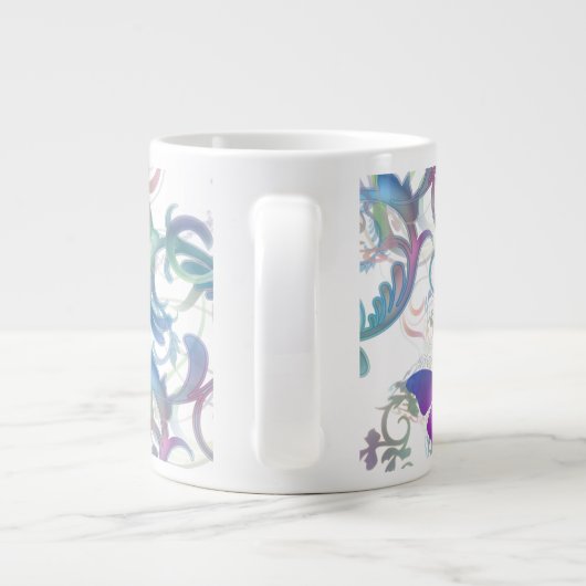 Schmetterlinge Jumbo-Tasse (Rückseite)