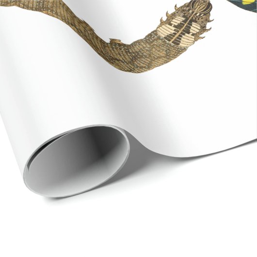 Schmetterlinge Käfer Bugs Insekten Collage Art Geschenkpapier (Rolleneckpunkt)