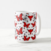 Schmetterlinge Kaffeetasse (VorderseiteRechts)