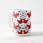 Schmetterlinge Kaffeetasse (Vorderseite Links)
