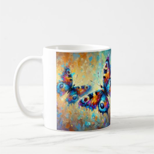 Schmetterlinge Kaffeetasse (Links)