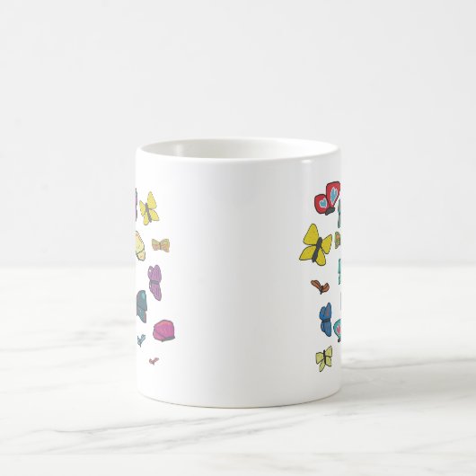 Schmetterlinge Kaffeetasse (Mittel)