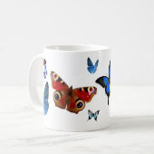 Schmetterlinge Kaffeetasse (Vorderseite Links)